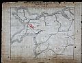 Railway map - Railway map found inside frame as backing for sampler(re…