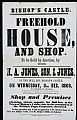 Sale poster - 2 copies of Sale poster for house and shop,  late in the…