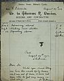 Paper ephemera, Receipted invoice