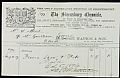 Paper ephemera, Receipt