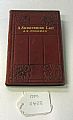 Book - A Shropshire Lad, by A E Housman. Red tooled leather, gilt titl…