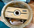 Machinery part - Wooden pulley wheel from swede cutting machine/ or po…