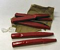 Pack of sealing wax - Brown paper wrapper containing 5 sticks of seali…