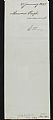 Receipt - Lavender-Penney Collection (Lydbury North, Bishop's Castle, …