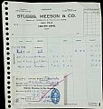 Receipted invoice