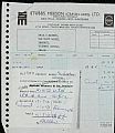 Receipted invoice