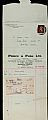 Receipt - Receipt from Prince and Pugh Ltd., 28.2.1958