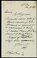 Communication - Solicitor's letters, circa 1880. Letter from R.K.A. Gr&hellip;