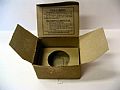 Respirator mask box - Cardboard gas mask respirator box, issued by the…