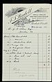 Receipted invoice