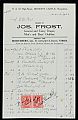Receipted invoice