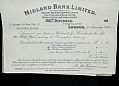 Notice - Papers from Mr Shaw, Midland Bank Manager. Dividend notice fr…