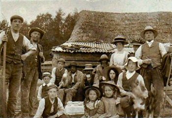 Farm workers at Plowden