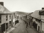 Old photo of Bishop's Castle street